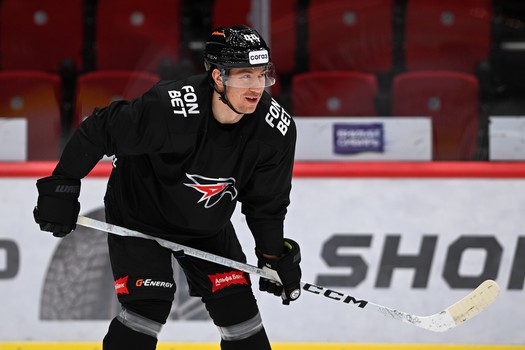 Раскатка «Авангарда» перед матчем с «Нефтехимиком»