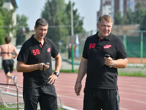 Тест Купера на стадионе "Авангард"