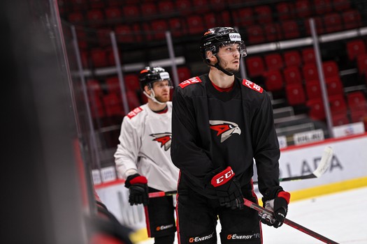 Раскатка «Авангарда» перед матчем с «Барысом»