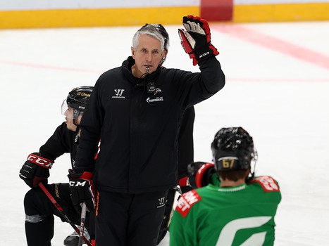 Раскатка «Авангарда» перед матчем с «Автомобилистом»