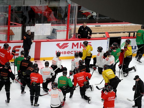 Открытая тренировка «Авангарда» перед стартом второго раунда плей-офф