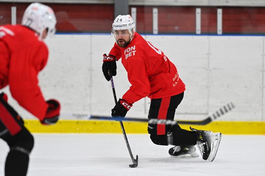 Тренировка «Авангарда» в Балашихе