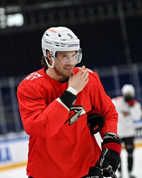 Раскатка «Авангарда» перед третьим матчем серии с «Сибирью» в Новосибирске