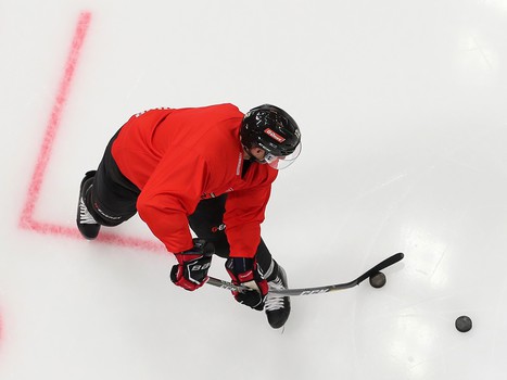 Раскатка «Авангарда» перед матчем с ЦСКА