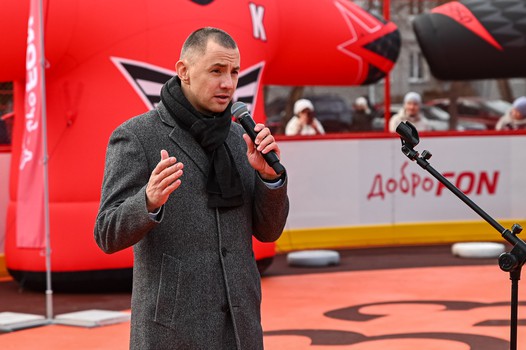 Открытие хоккейной коробки имени Максима Сушинского