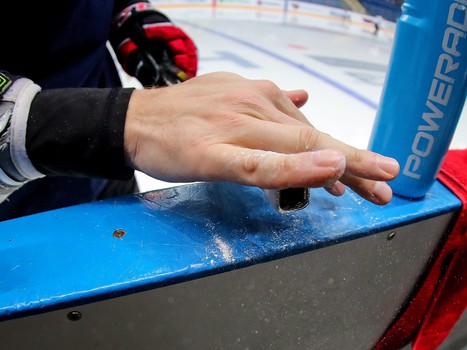 Раскатка «Авангарда» перед матчем с «Автомобилистом»