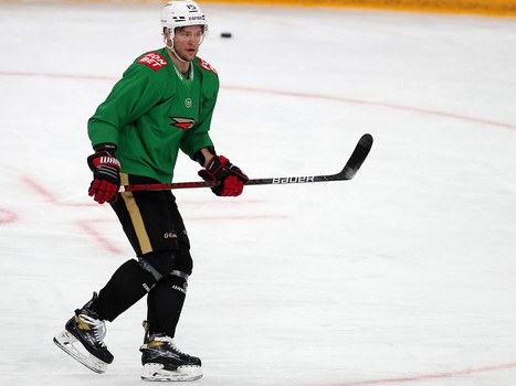 Тренировка «Авангарда» перед вторым матчем серии в Магнитогорске