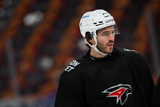 Раскатка «Авангарда» перед матчем в Магнитогорске