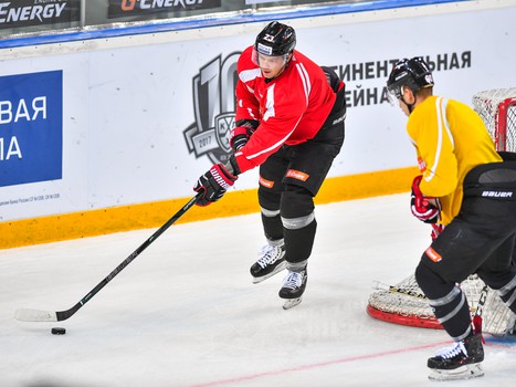 Раскатка "Авангарда" перед игрой со "Спартаком"