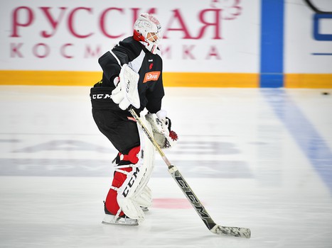 Раскатка "Авангарда" перед матчем с "Амуром"