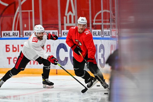 Раскатка «Авангарда» перед выездным матчем со «Спартаком»