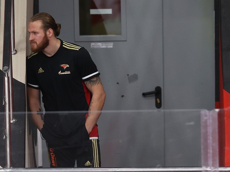 Раскатка «Авангарда» перед матчем с «Сибирью»