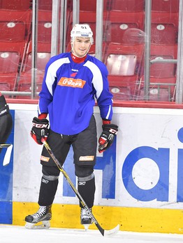 Раскатка "Авангарда" перед выездным матчем с "Трактором"