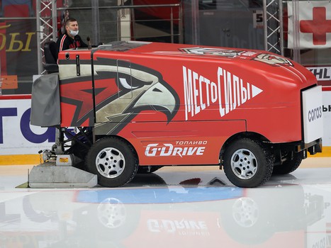 Раскатка «Авангарда» перед матчем с «Магниткой»