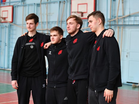 "Физ-ра с "Омскими Ястребами" в 26 гимназии