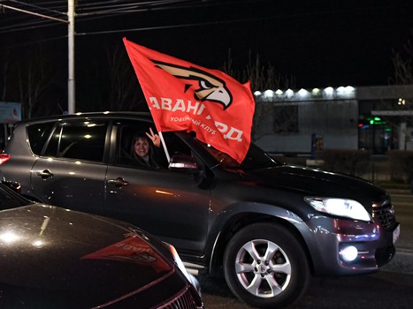 Омск празднует чемпионство «Авангарда»!