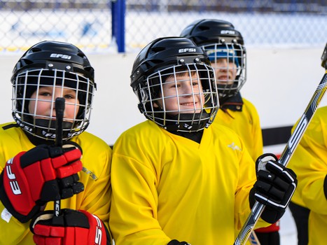 Новая хоккейная коробка в Омске