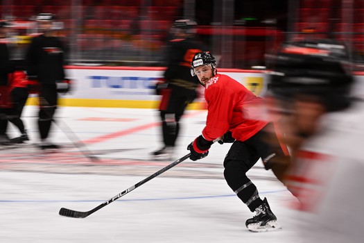 Раскатка «Авангарда» перед матчем с «Торпедо»