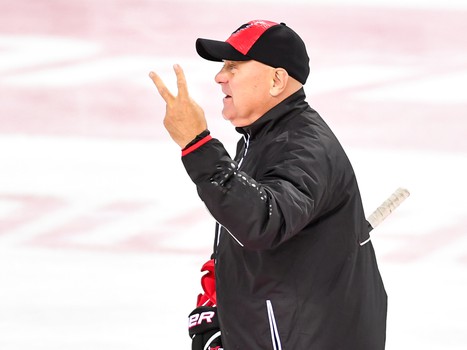 Раскатка "Авангарда" перед стартовым матчем сезона с "Югрой"