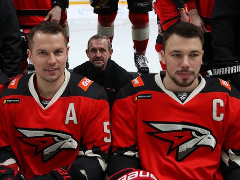 Фотографирование команды перед плей-офф