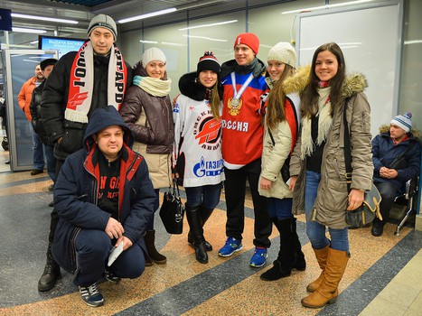 Встреча серебряного призера МЧМ-2016 Артура Лауты в аэропорту