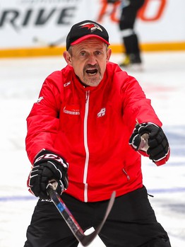 Открытая тренировка «Авангарда» для СМИ