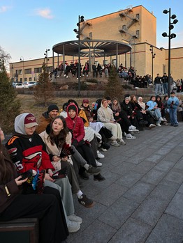 Фан-зона «Авангарда» в Городском саду