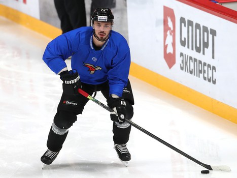 Раскатка «Авангарда» перед матчем с «Автомобилистом»