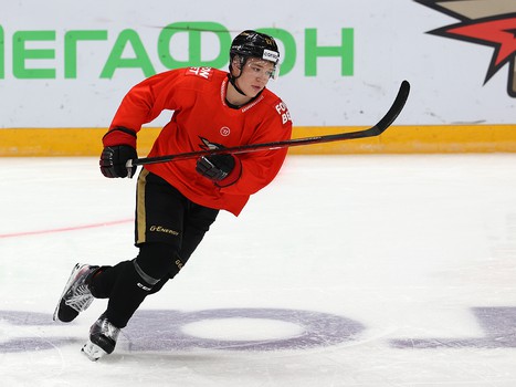 Раскатка «Авангарда» перед матчем со «Спартаком»