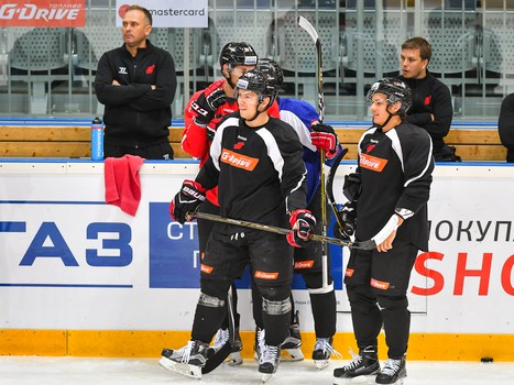 Раскатка "Авангарда" перед игрой со "Спартаком"