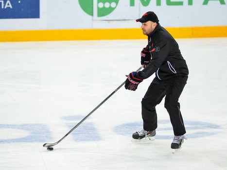 Раскатка "Авангарда" перед домашним матчем с "Сибирью"