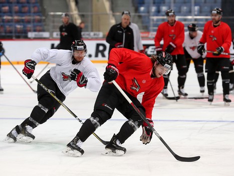 Раскатка «Авангарда» перед матчем с «Амуром»