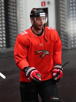 Раскатка «Авангарда» перед матчем с «Металлургом»