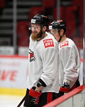 Раскатка «Авангарда» перед матчем с «Амуром»