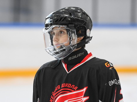 Мастер-класс Егора Мартынова для воспитанников Хоккейной Академии «Авангард» в Омске