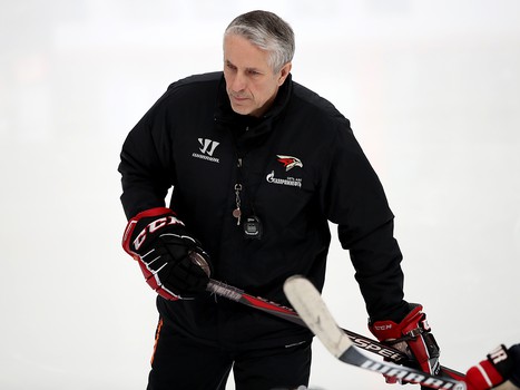 Раскатка «Авангарда» перед матчем с «Локомотивом»