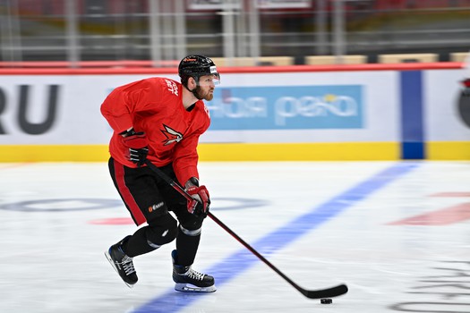 Раскатка «Авангарда» перед пятым матчем серии с «Сибирью»