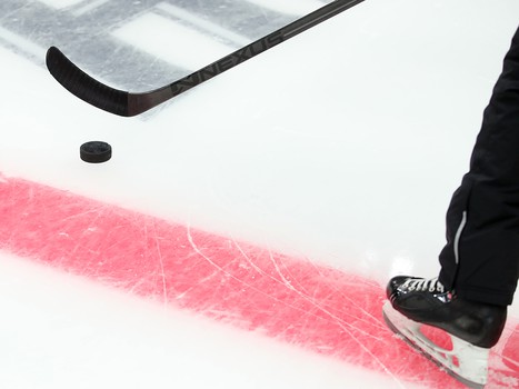 Тренировка «Авангарда» перед матчем в Уфе