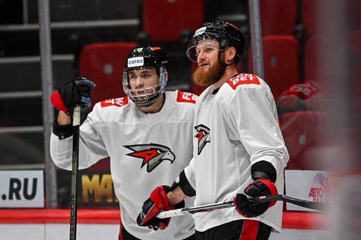 Тренировка «Авангарда» в Омске