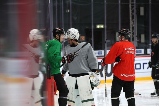 Открытая тренировка «Авангарда» для прессы и болельщиков