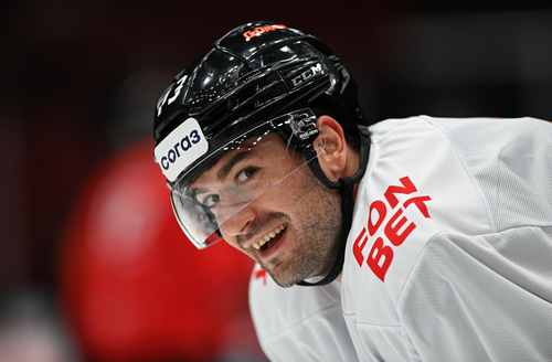 Раскатка «Авангарда» перед матчем с минским «Динамо»