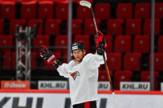 Раскатка «Авангарда» перед матчем с «Сибирью»