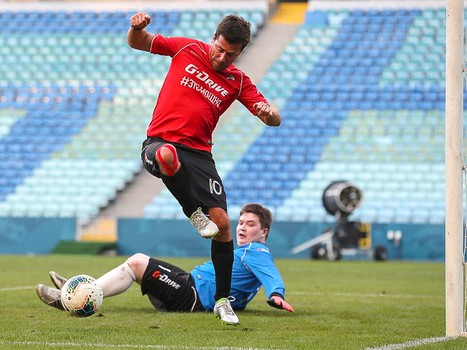 Товарищеский матч по футболу. Сборная «Авангард» - «Мощные СМИ» 13:2