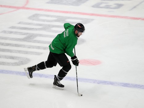 Раскатка «Авангарда» перед матчем с «Автомобилистом»