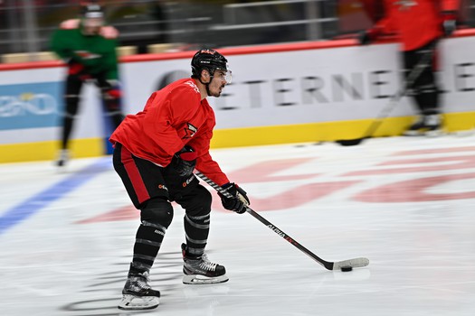 Раскатка «Авангарда» перед пятым матчем серии с «Сибирью»