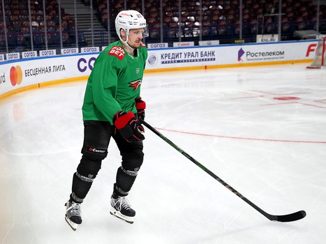 Тренировка «Авангарда» перед шестым матчем серии с «Металлургом»