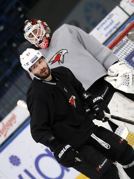 Раскатка «Авангарда» перед выездным матчем с минским «Динамо»