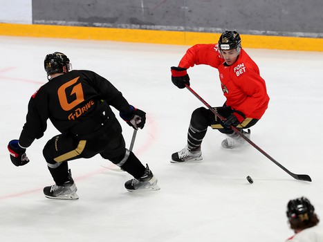 Тренировка «Авангарда» во время паузы в чемпионате