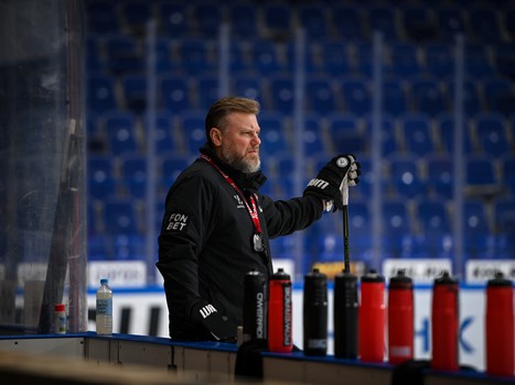 Тренировка «Авангарда» перед матчем в Нижнекамске