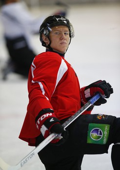 Раскатка перед первым матчем межсезонья в Фюссене